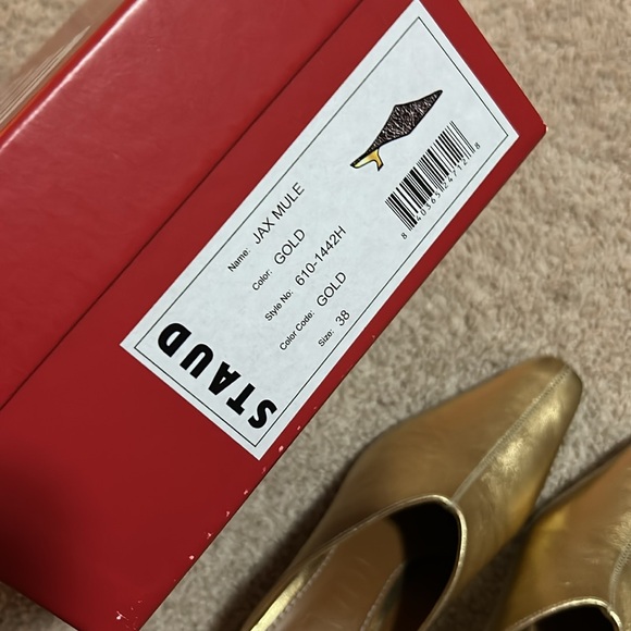 STAUD metallic leather mule. 38 - Picture 10 of 17